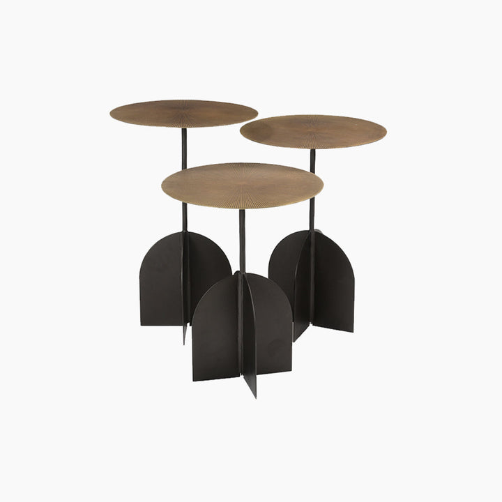 Sestao Set of 3 Iron Nesting End Tables