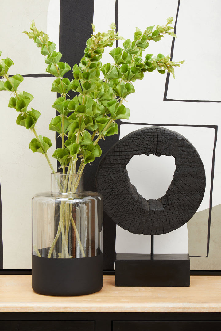 Como Large Smoked Vase