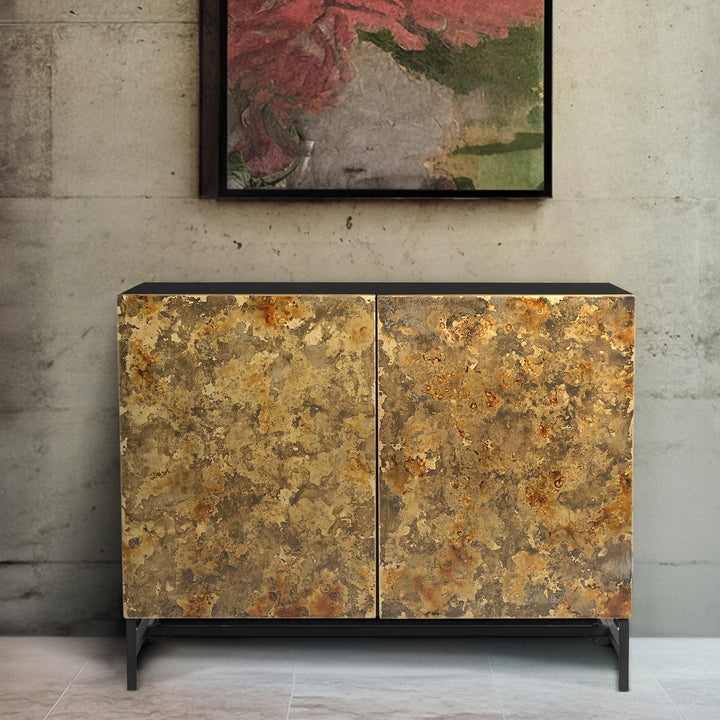 Huelva Two Door Iron Cabinet