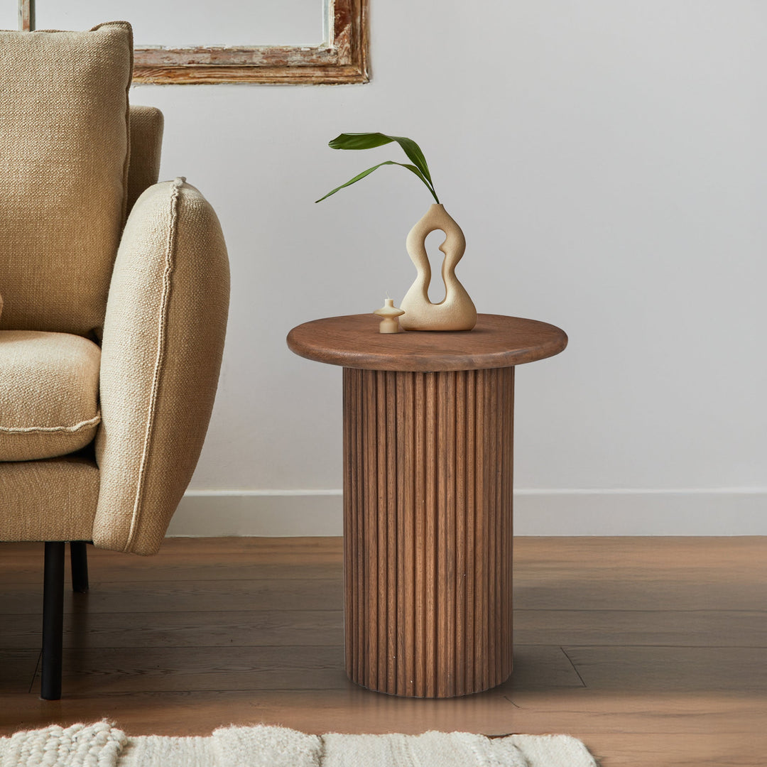 Cordoba Ribbed End Table