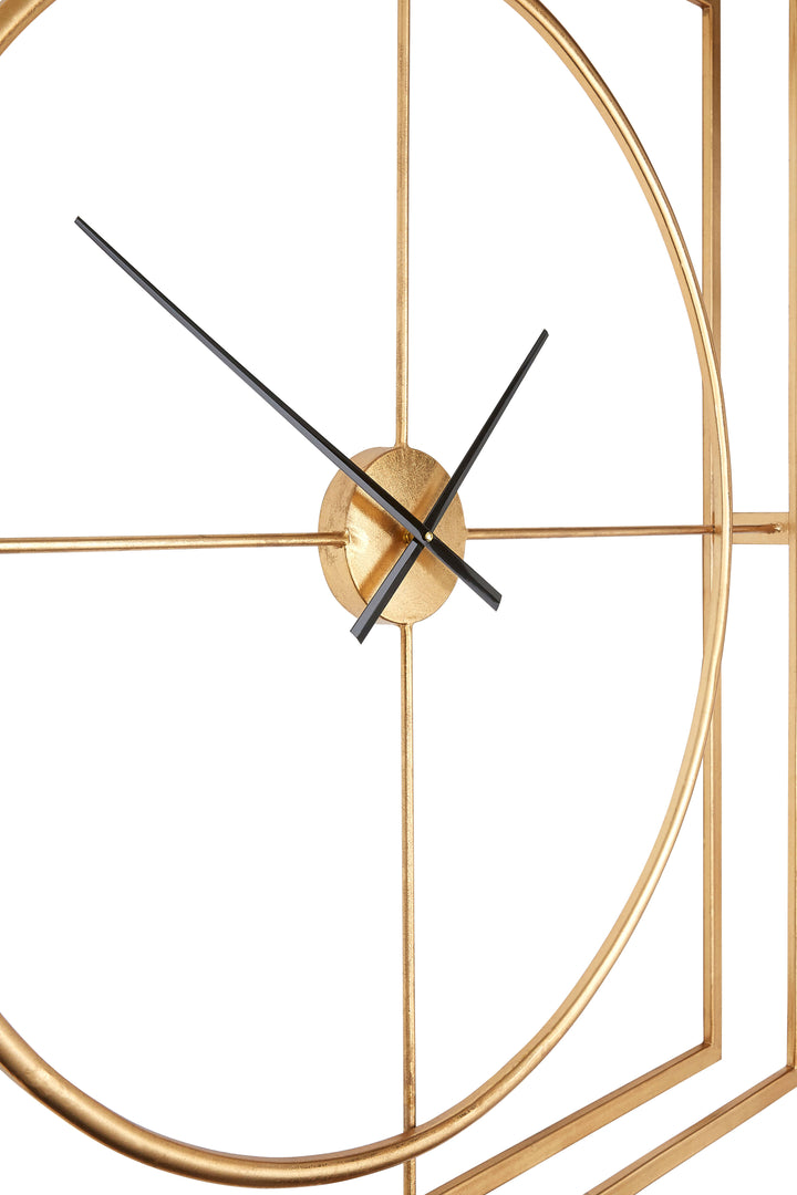 Noto Gold Metal Wall Clock