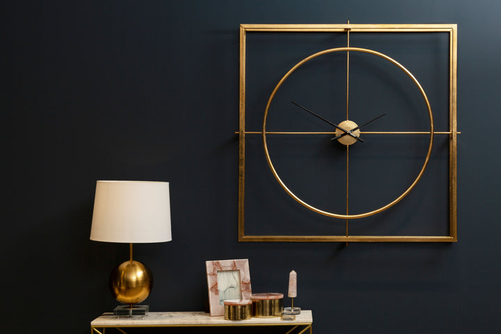 Noto Gold Metal Wall Clock