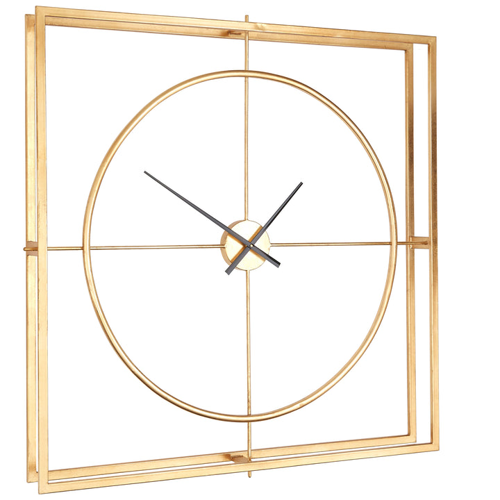Noto Gold Metal Wall Clock