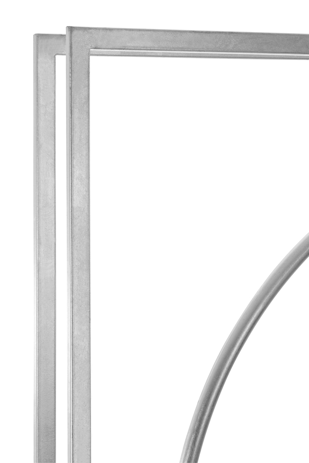 Noto Silver Metal Wall Clock