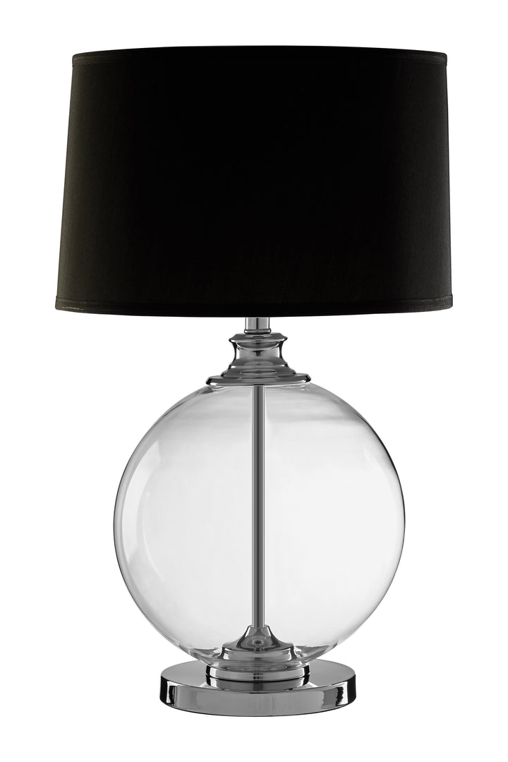 Piazza Black Silk Table Lamp