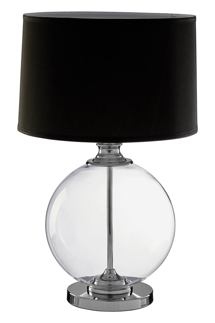 Piazza Black Silk Table Lamp