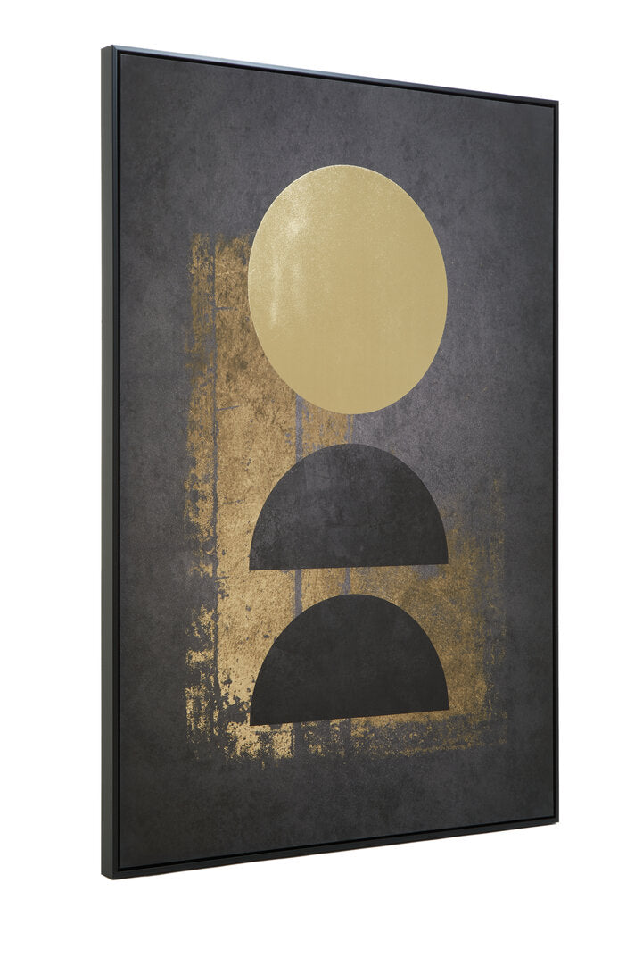 Sutri Gold Foil Canvas Wall Art