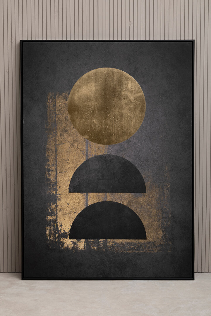 Sutri Gold Foil Canvas Wall Art