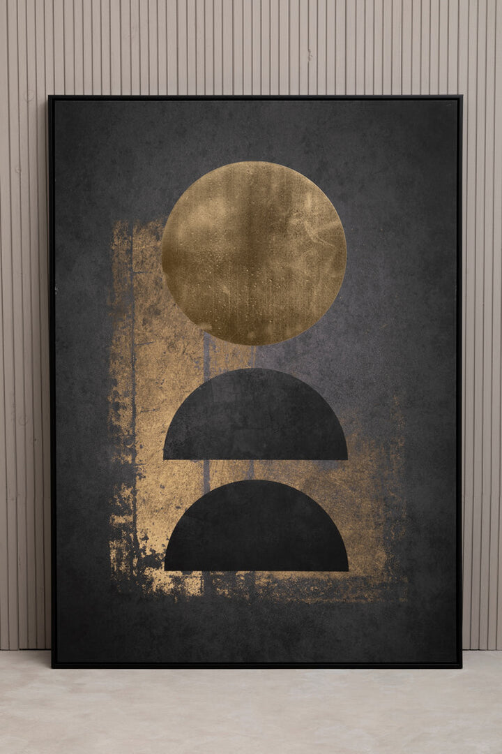 Sutri Gold Foil Canvas Wall Art