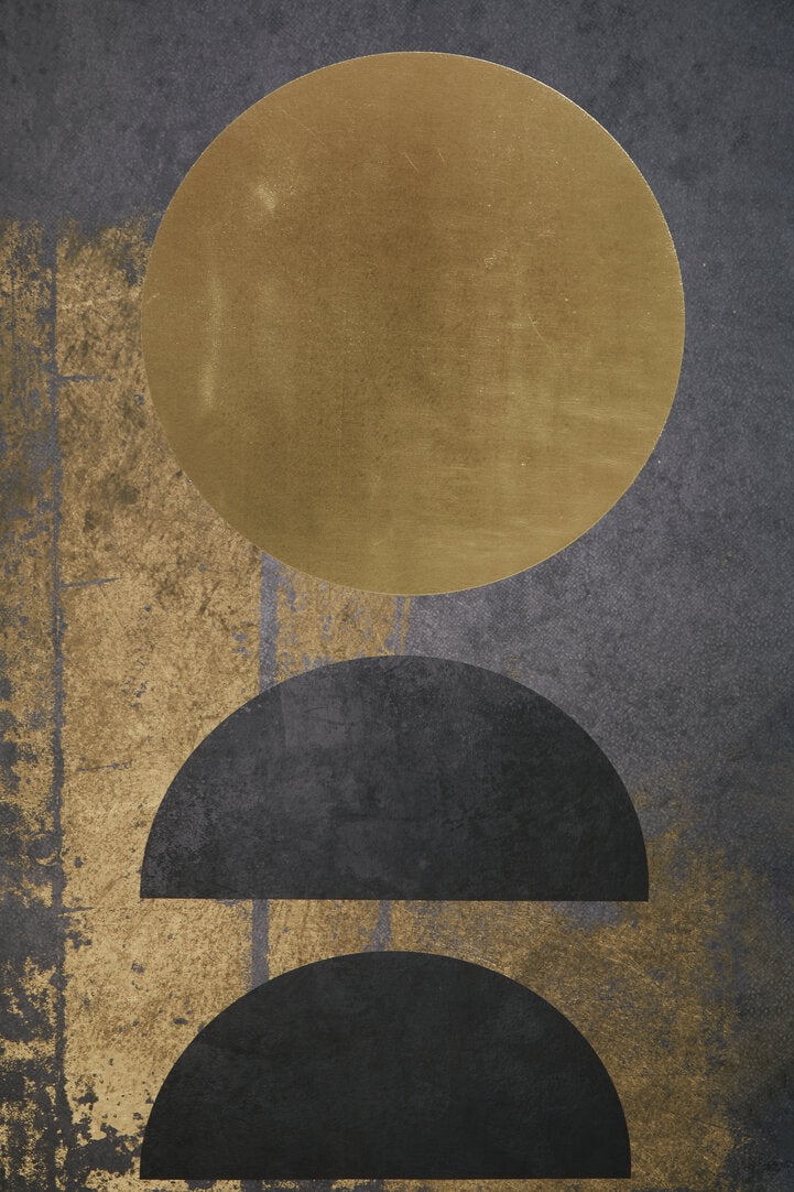 Sutri Gold Foil Canvas Wall Art