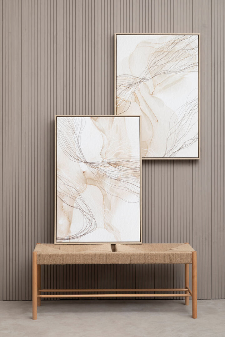 Sutri Set Of Two Natural Abstract Wall Art