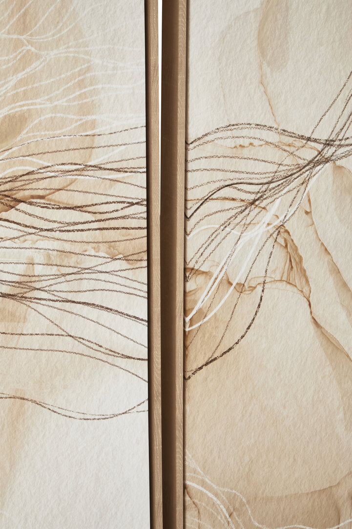 Sutri Set Of Two Natural Abstract Wall Art