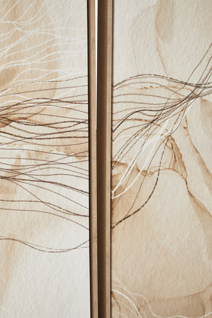 Sutri Set Of Two Natural Abstract Wall Art