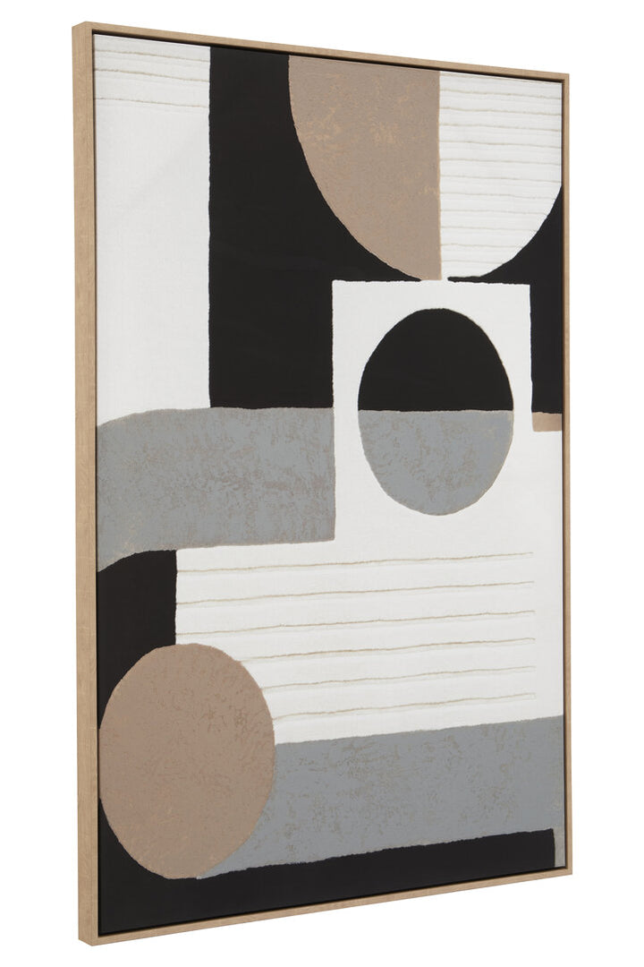 Sutri Abstract Wall Art with Geometric Design