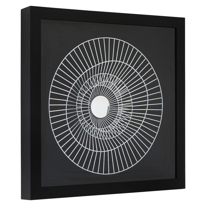Riva Silver And Black Wall Art