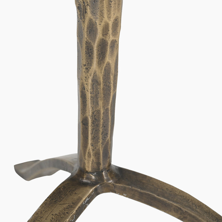 Almaden Italian Marble Set of 2 End Tables
