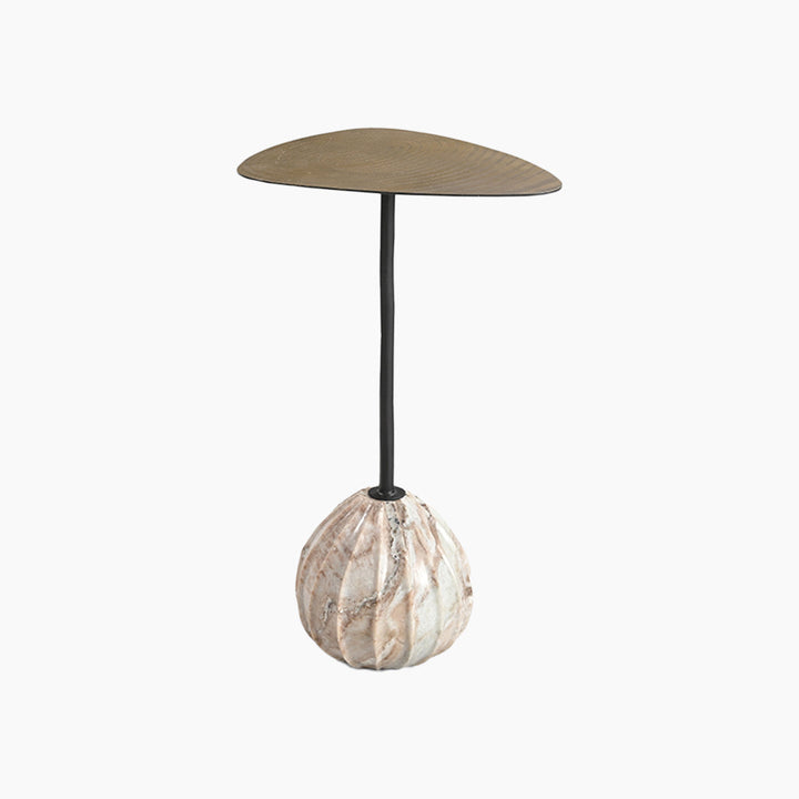 Toledo Indian Marble Set of 2 End Tables