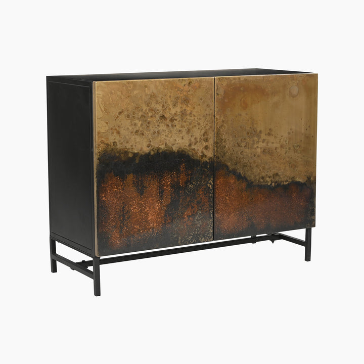 Almira Two Door Iron Cabinet
