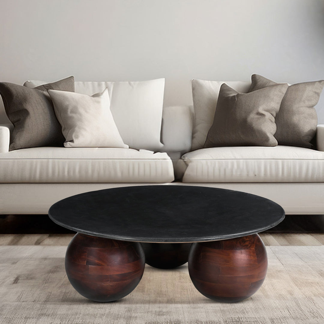 Sevilla Black Marble Top Coffee Table