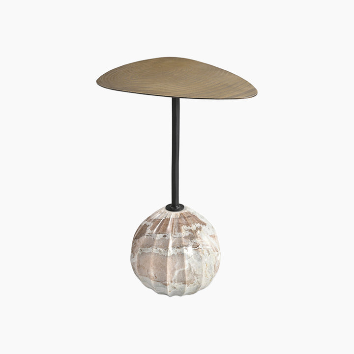 Toledo Indian Marble Set of 2 End Tables