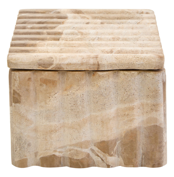 Corio Rectangular Chocolate Marble Box