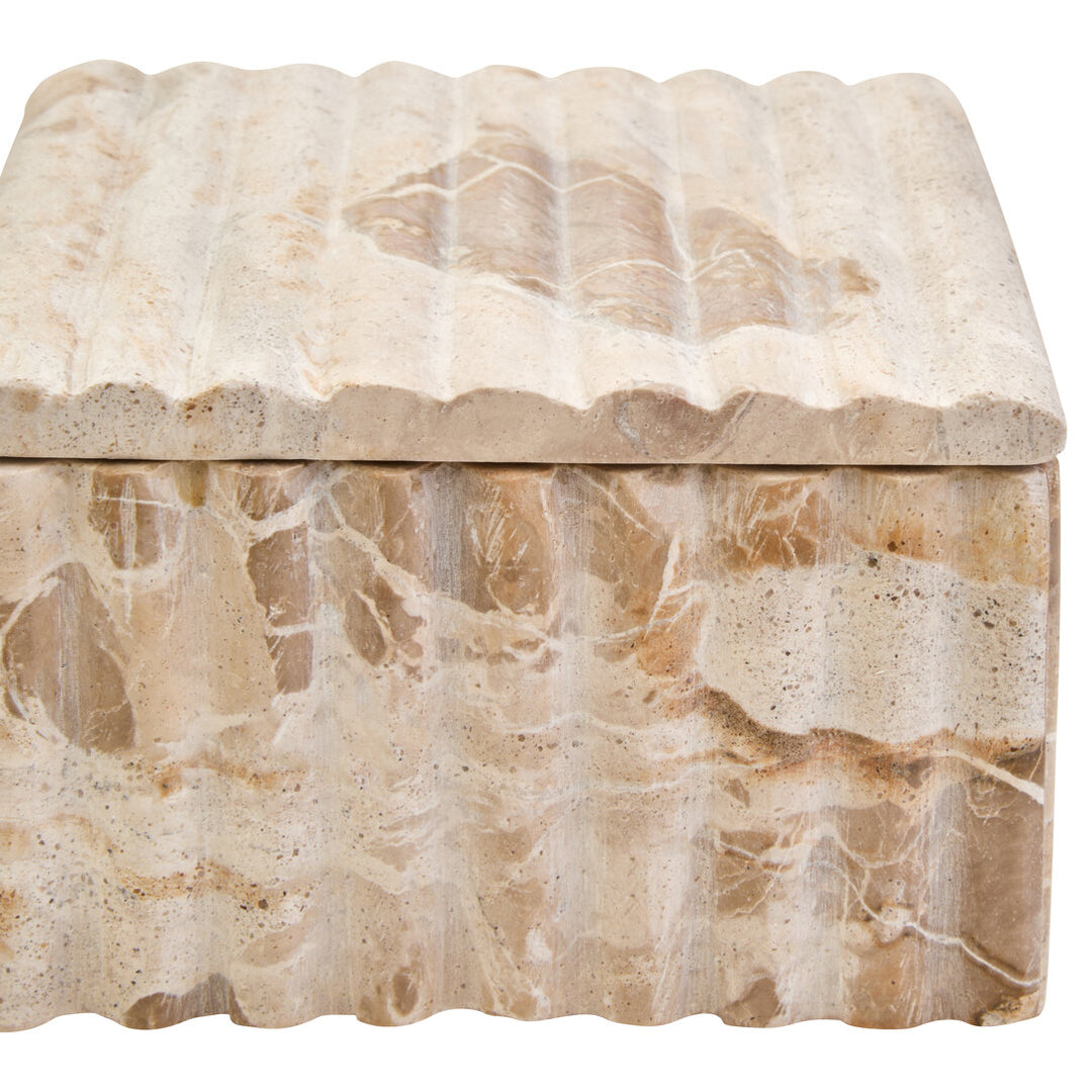 Corio Square Chocolate Marble Box