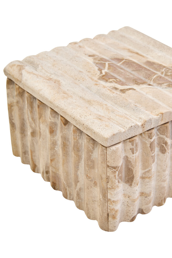 Corio Square Chocolate Marble Box