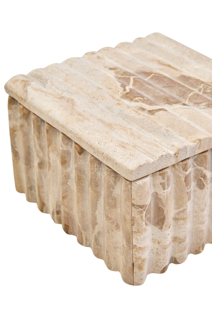 Corio Square Chocolate Marble Box