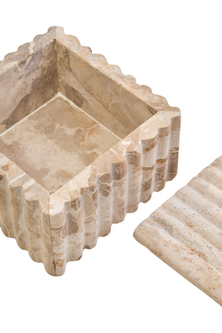 Corio Square Chocolate Marble Box