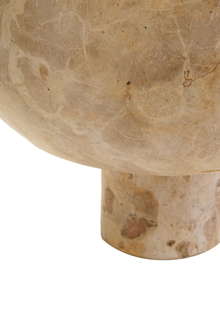 Corio Chocolate Marble Pedestal Bowl