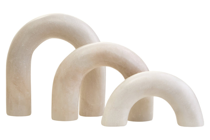 Sorso White Marble Arch Decor Sculpture