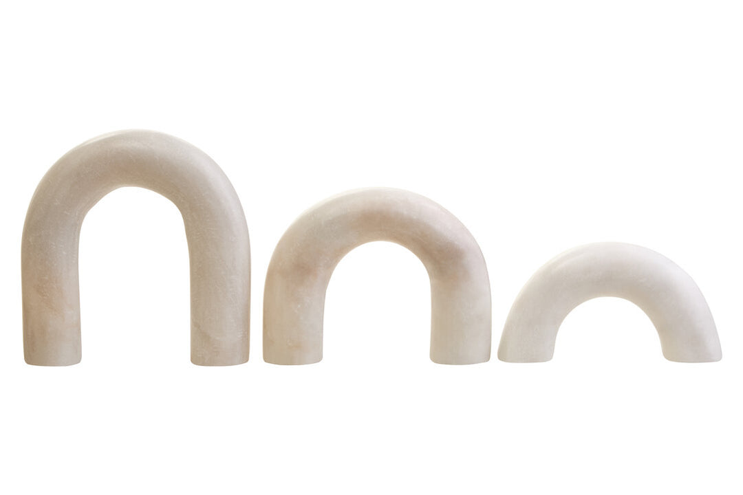 Sorso White Marble Arch Decor Sculpture