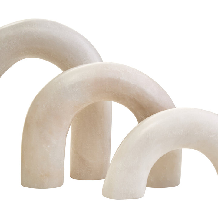 Sorso White Marble Arch Decor Sculpture