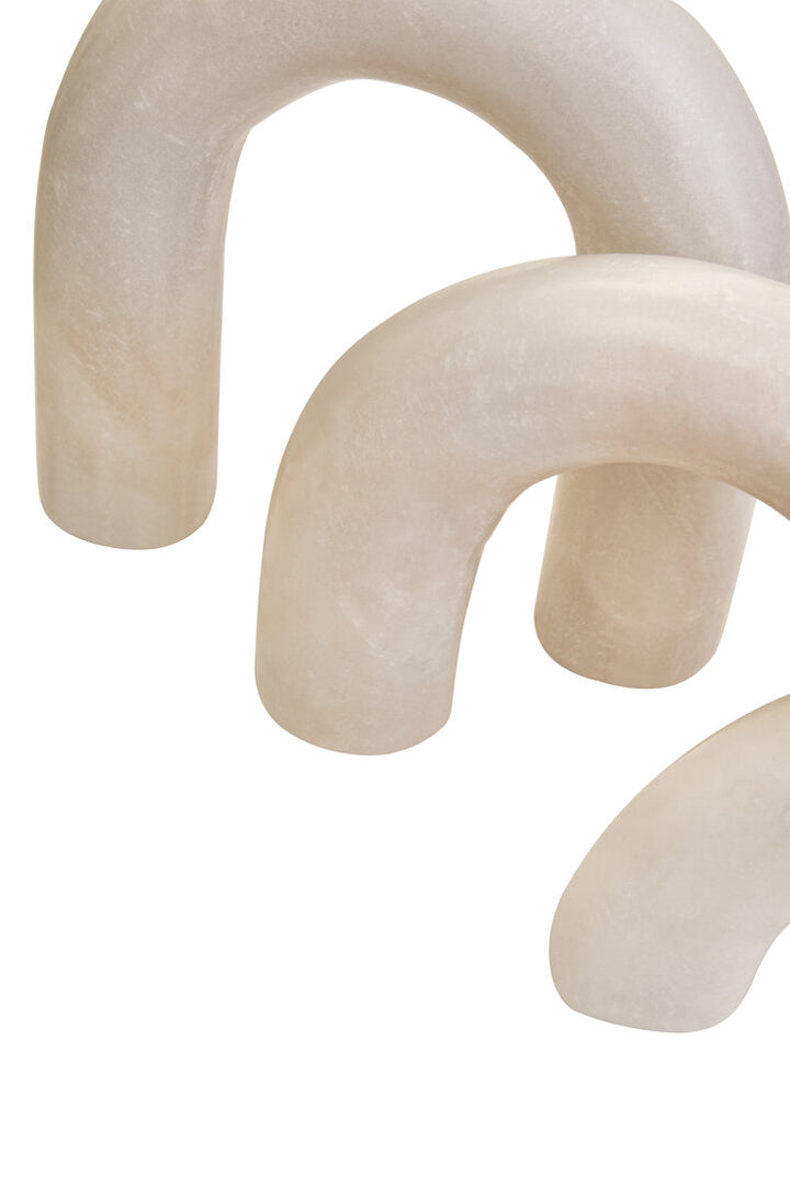 Sorso White Marble Arch Decor Sculpture