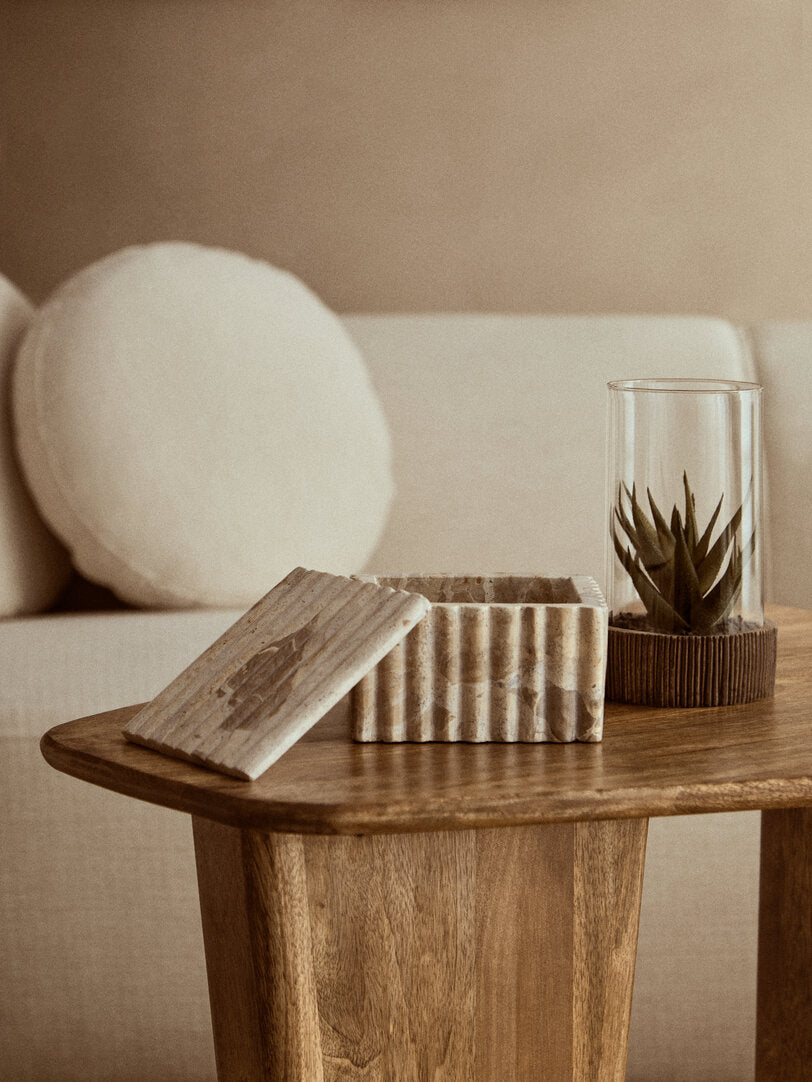 Corio Square Chocolate Marble Box