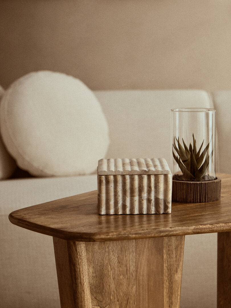 Corio Square Chocolate Marble Box