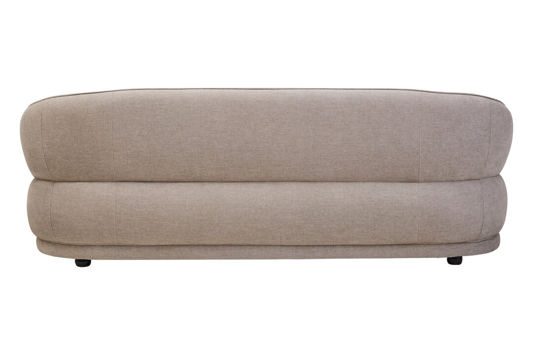 Fiano Taupe Chenille Three Seater Sofa