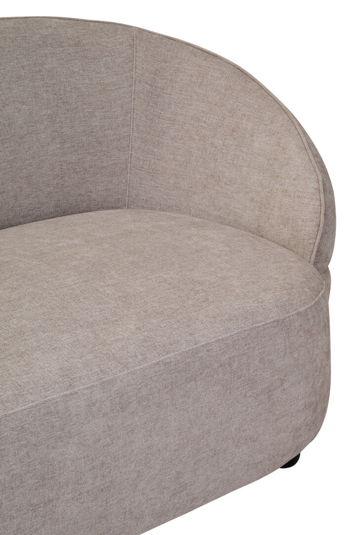 Fiano Taupe Chenille Three Seater Sofa