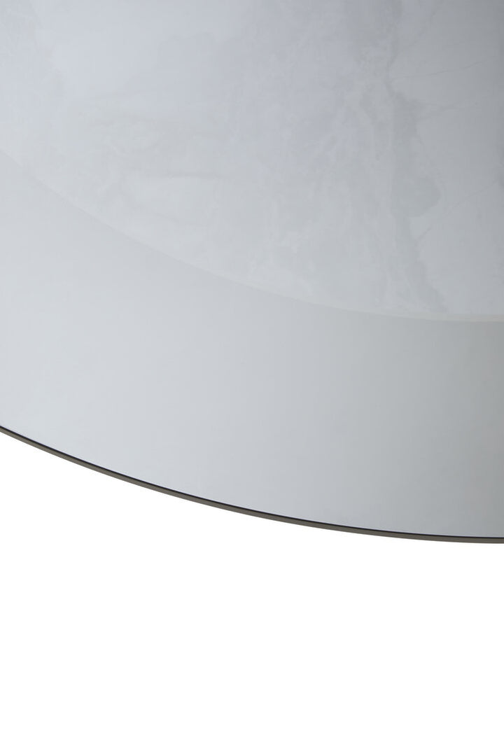 Arpino Round Grey Glass And Ceramic Large Coffee Table