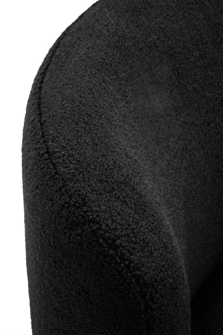 Crecchio Black Boucle Effect Armless Lounge Chair