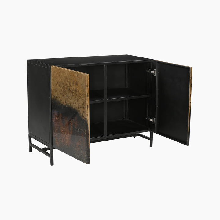 Almira Two Door Iron Cabinet