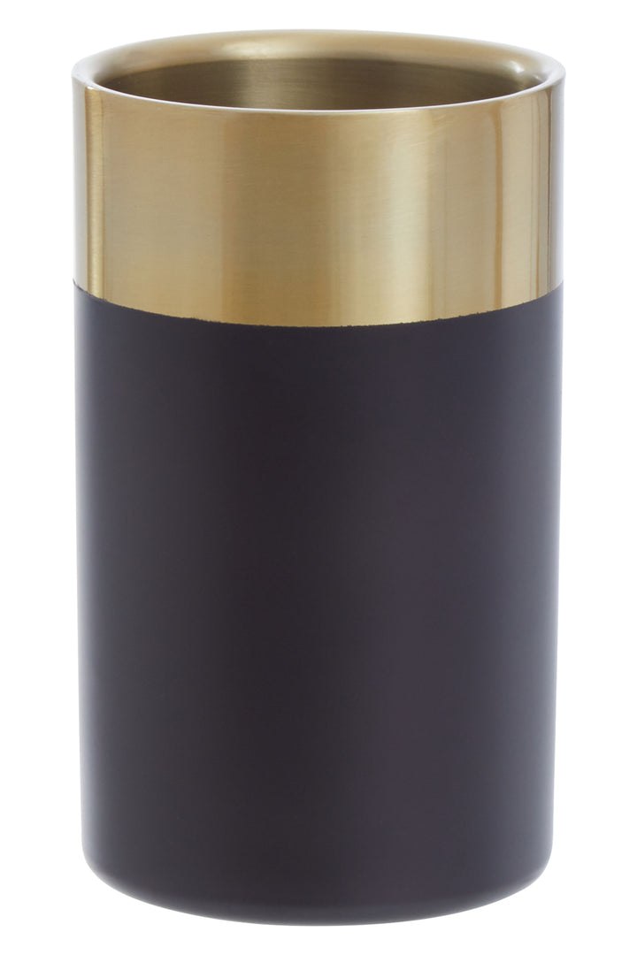 Soho Black And Gold Wine Cooler