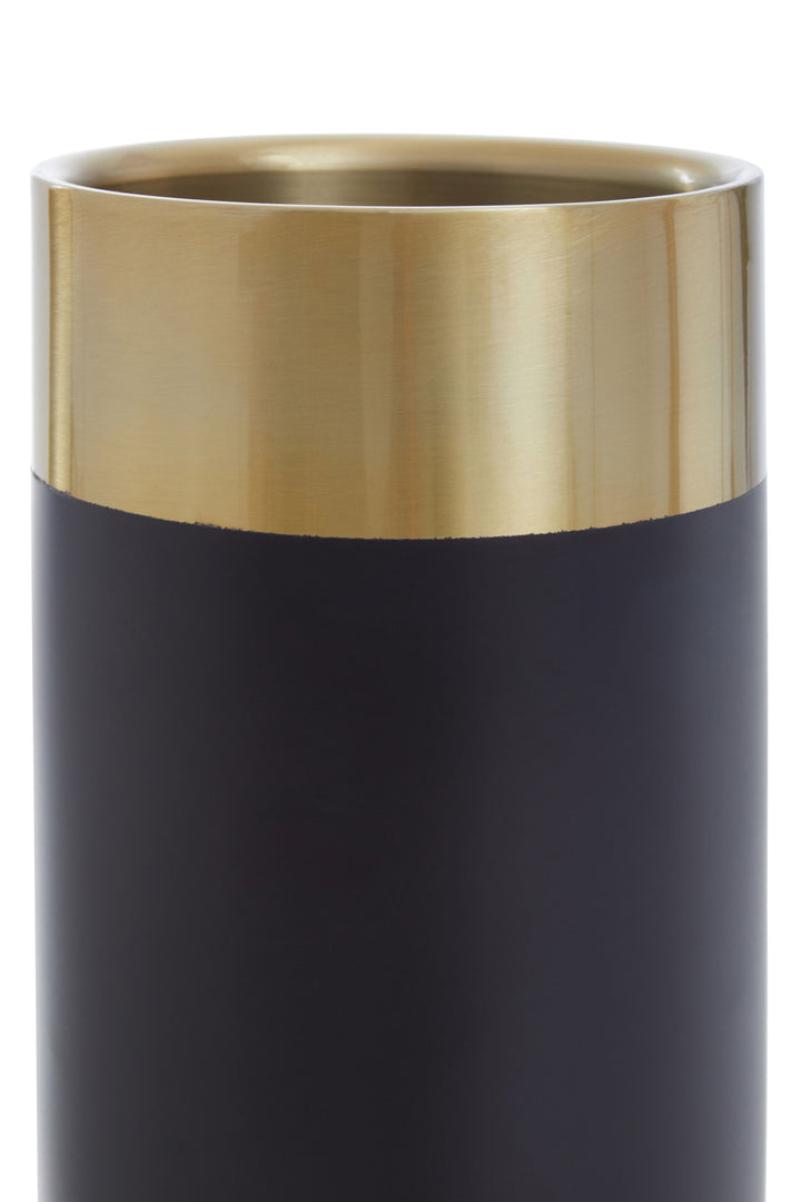 Soho Black And Gold Wine Cooler