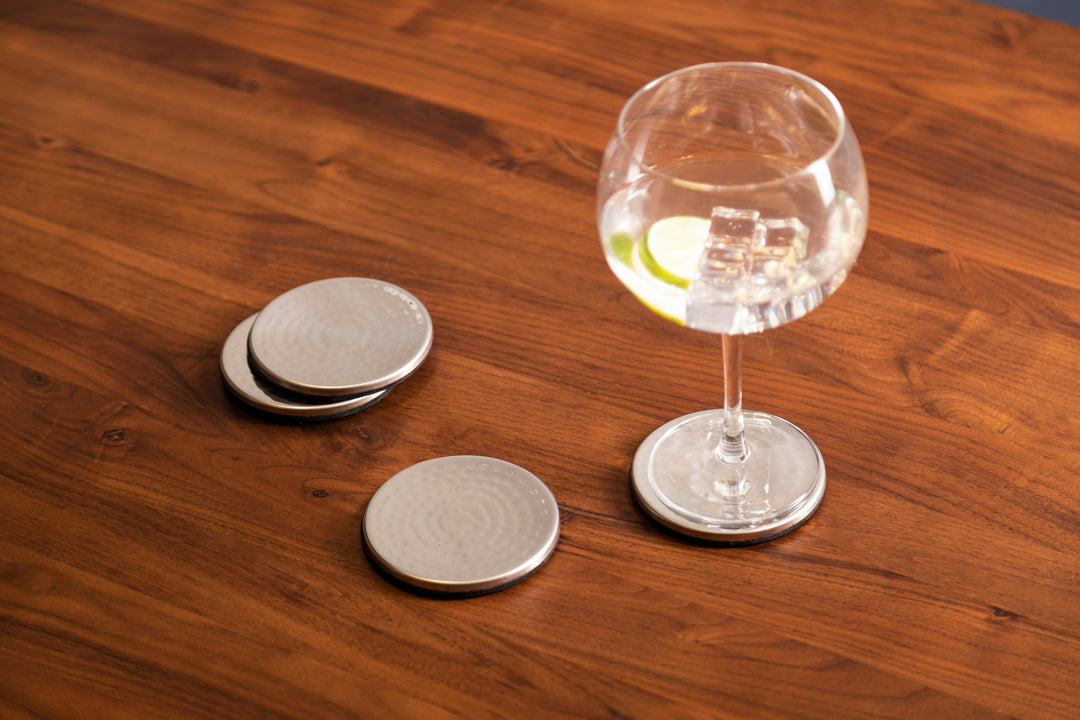 Soho Silver Set of Four Coasters