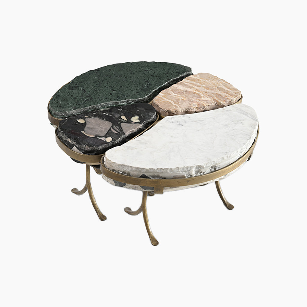 Aragon Terrazzo Coffee Table Set of 4