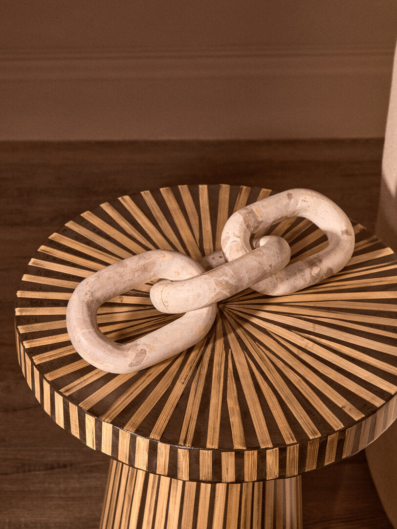 Corio Chocolate Marble Three Link Chain