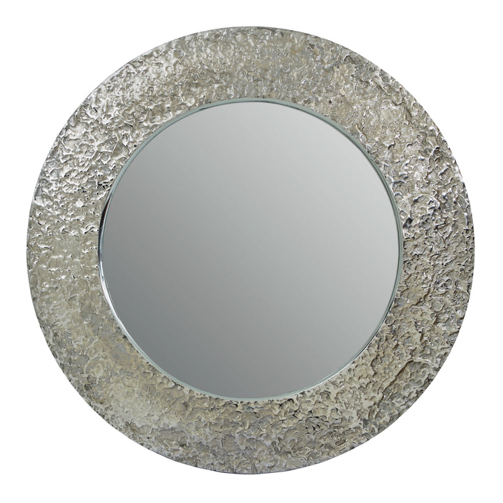 Monza Silver Round Wall Mirror