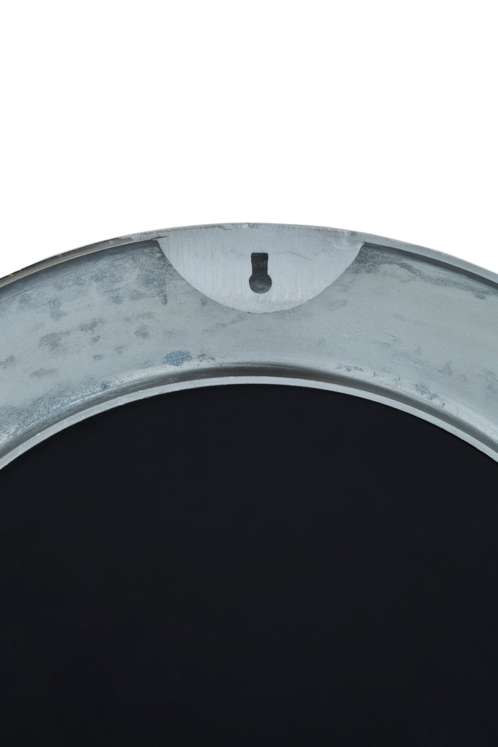 Monza Silver Round Wall Mirror