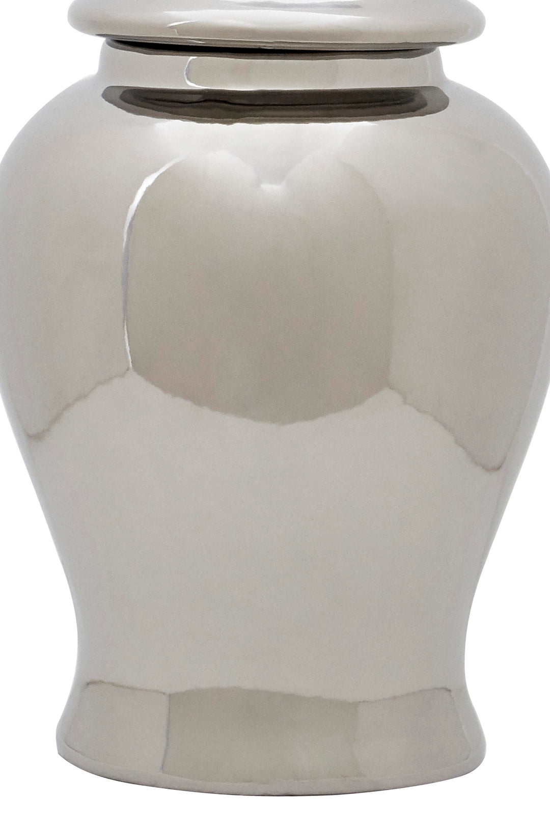 Marino Small Silver Ginger Jar