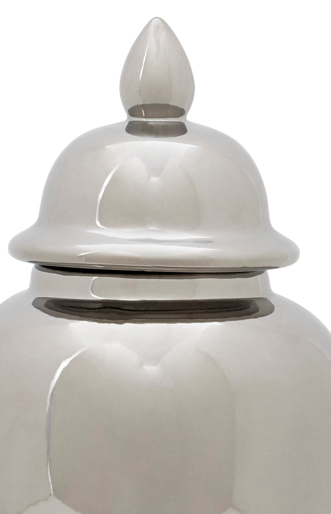 Marino Small Silver Ginger Jar